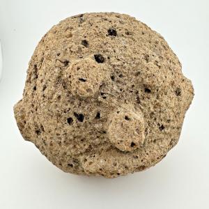 Stone Carved Inuit Face Sculpture Figurine