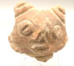 Jaguar Stone Effigy Carving with Bulging Eyes