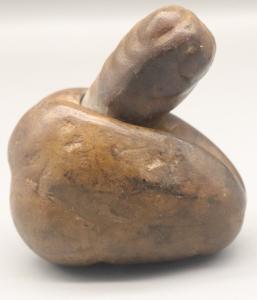 Inuit Stone Carving with Movable Phallus Art