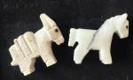 Mini Stone Donkey Figurine - Inuit Folk Art