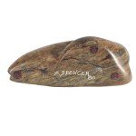 Sharon Spencer Signed Inuit Stone Seal Carving