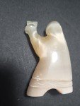 Stone Inuit Selenite Figure with Repaired Arm