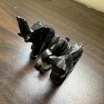 Miniature Hand Carved Stone Animal Sculptures Set