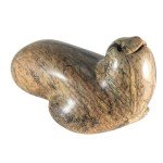 Sharon Spencer Signed Inuit Stone Seal Carving