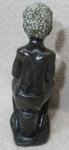 Vintage Hand Carved Inuit Stone Man Sculpture