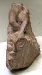 Hand Carved Stone Art - Woman and Two Heads