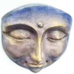 Unique Buddha Wall Sculpture in Cast Stone