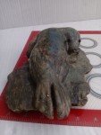 8" Inuit Soapstone Seal Sculpture