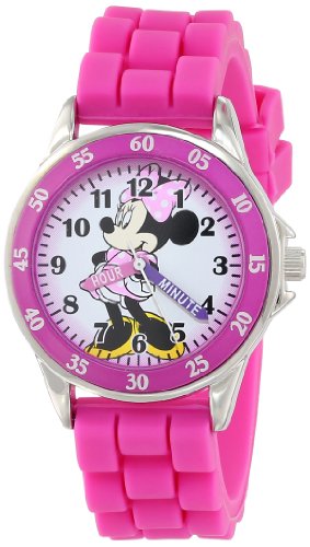 Minnie Mouse Pink Analog Time-Teacher Watch