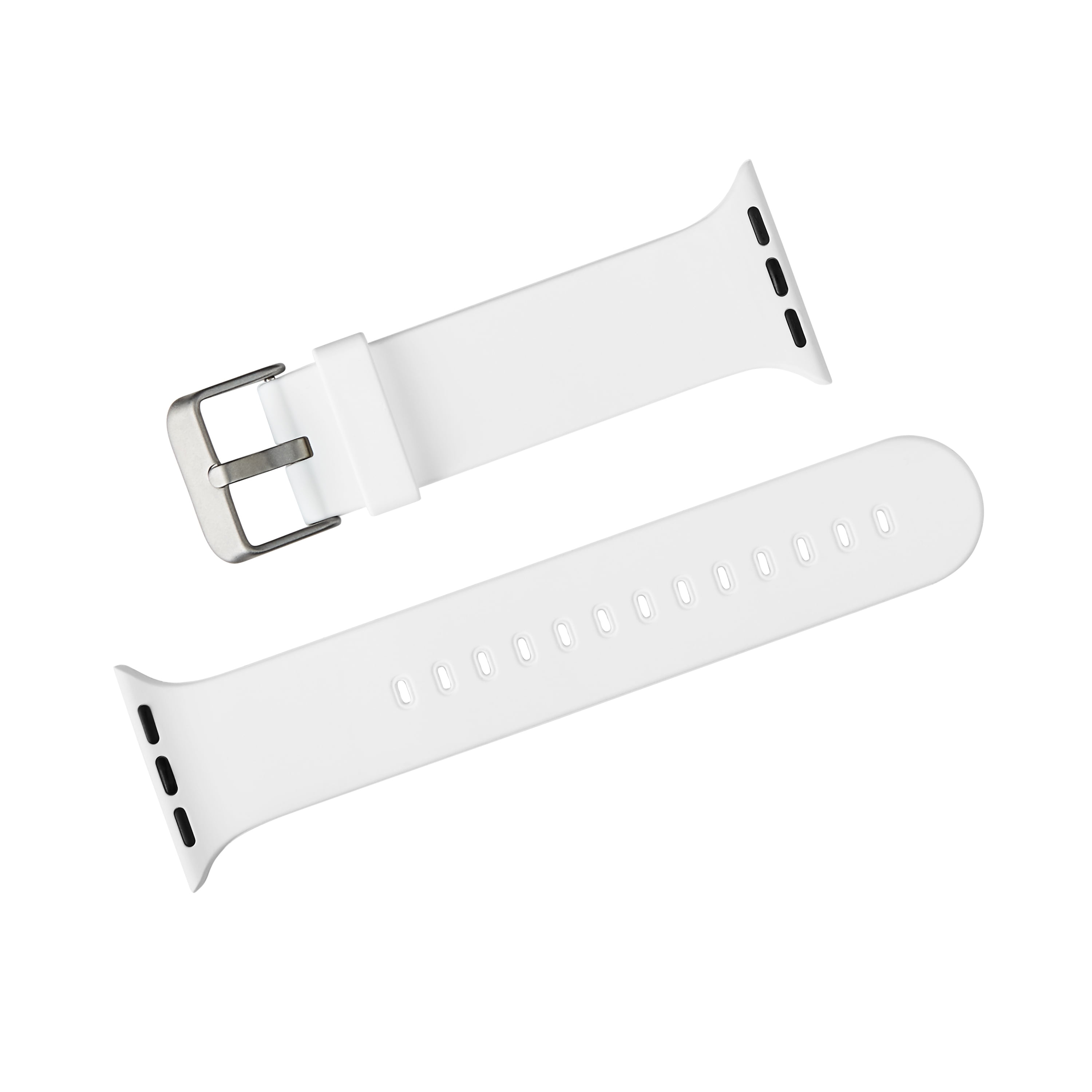 onn. Silicone Band for 38/40/41mm Apple Watch®, White
