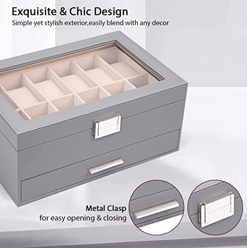 Voova 2-Layer Watch and Jewelry Organizer