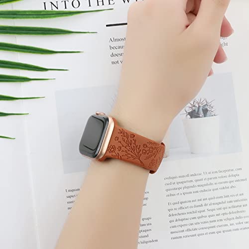 Wildflower Silicone Apple Watch Band - 38/40/41mm