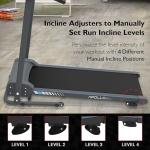 SereneLife Folding Electric Treadmill - Motorized Running Machine