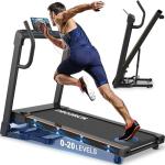 Decorcn Folding Treadmill 4.5HP 20 Incline Levels