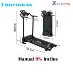 XEO HOME Folding Treadmill for Home Gym