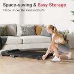 Compact Under Desk Treadmill with LED Display