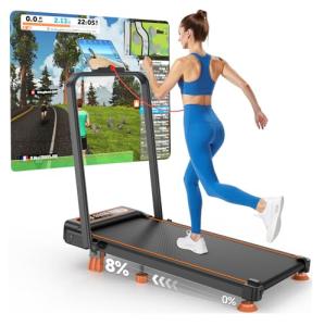 Compact 2025 Walking Pad Treadmill with Incline