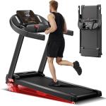 CURSOR FITNESS Folding Treadmill with Adjustable Incline