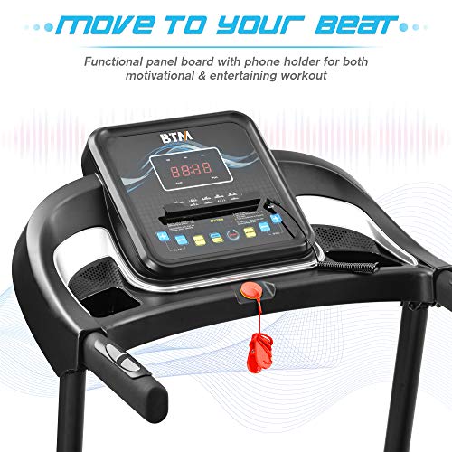Home Electric Treadmill with MP3 & Pre-Programs