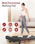 Portable Electric Incline Walking Pad Treadmill