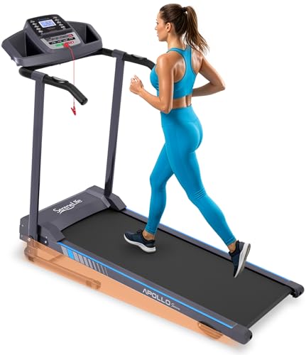 SereneLife Folding Electric Treadmill - Motorized Running Machine