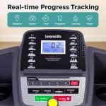 SereneLife Folding Electric Treadmill - Motorized Running Machine