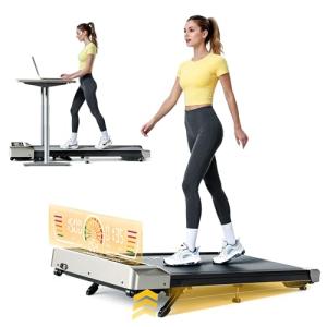 Toputure Walking Pad Treadmill, 9% Incline, Desk-friendly