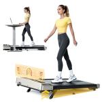 Toputure Walking Pad Treadmill, 9% Incline, Desk-friendly