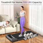 COSMO BUY Foldable Walking Pad Treadmill 1-10 KmH