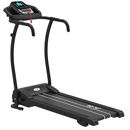 FIT4HOME Electric Treadmill Black JK06 Foldable Running Machine