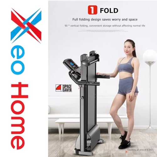 XEO HOME Foldable Treadmill: Space-Saving Cardio Fitness