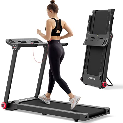 COSTWAY Folding Treadmill with 3.75HP Motor and 12 Programs