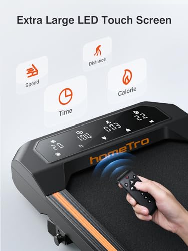 2.5HP Under Desk Treadmill with Incline - Remote Control