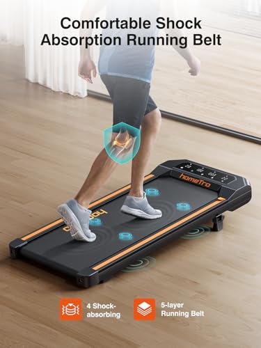 2.5HP Under Desk Treadmill with Incline - Remote Control