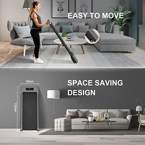 Compact, Ultra Slim Treadmill for Home/Office Fitness Exercise