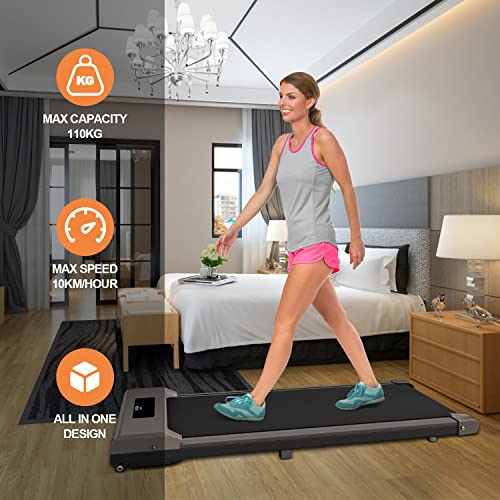 Compact, Ultra Slim Treadmill for Home/Office Fitness Exercise