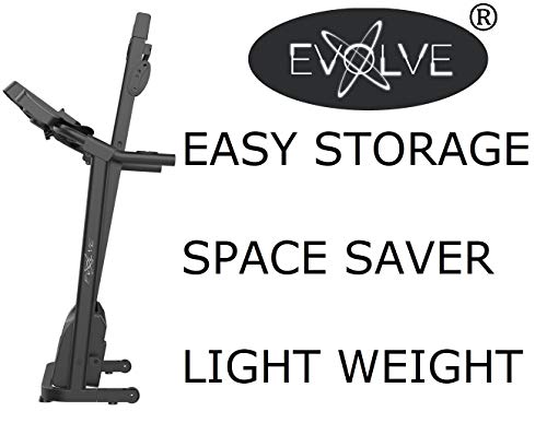 EVOLVE B1 Motorized Electric Treadmill - Inclination, Foldable, 12 Programs