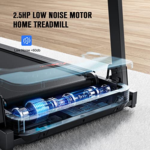 Foldable Treadmill: 3 Incline Levels, 180kg Weight Capacity
