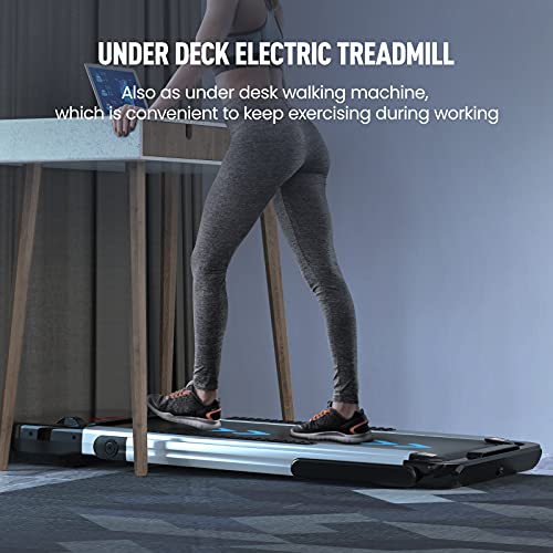 FLYLINKTECH 2-in-1 Folding Treadmill with Bluetooth Control