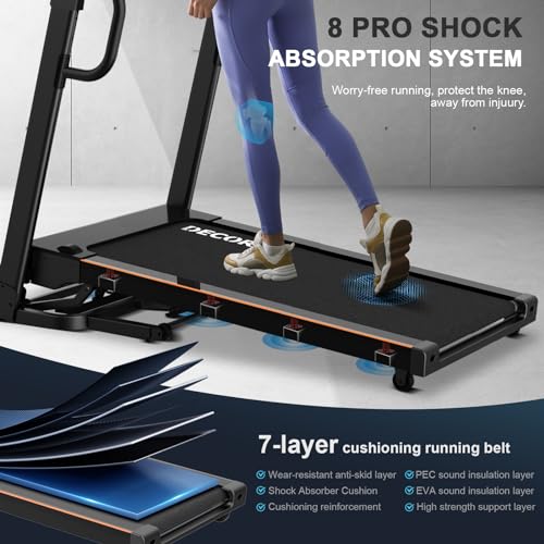 Decorcn Folding Treadmill 4.5HP 20 Incline Levels