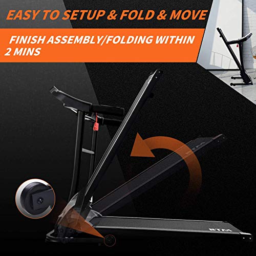 BTM W501 Electric Treadmill - USB, Speakers, 12KM/H