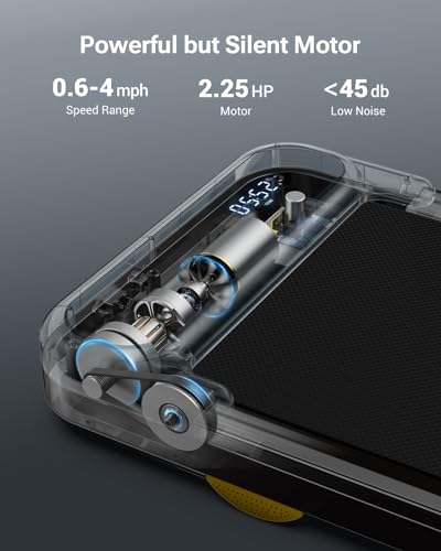 Compact UREVO Treadmill with Double Shock Absorption