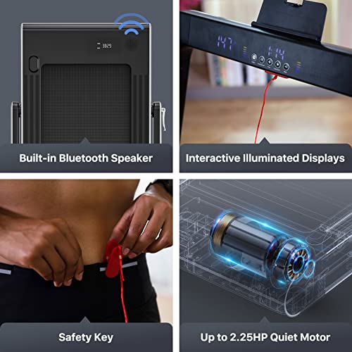 Mobvoi Pro Foldable Treadmill with Smartwatch Compatibility