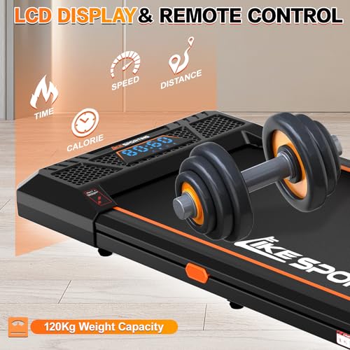 LIKESPORTING Under Desk Treadmill with Bluetooth Speaker