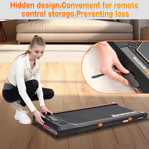 LIKESPORTING Under Desk Treadmill with Bluetooth Speaker