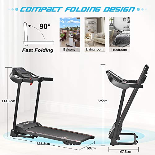 BTM Electric Treadmill with MP3 & Dual Speakers