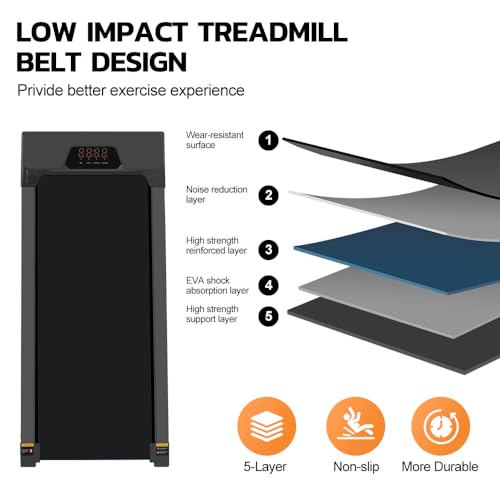 Panana Desk Treadmill: Portable Electric Home Office Gym