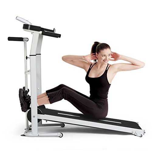 Homelikesport Manual Treadmill Foldable with LCD Counter