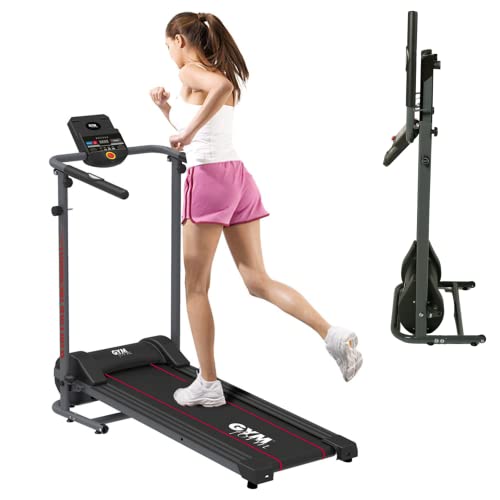 Foldable Home Treadmill: GYMFORM SLIM, LCD, Fitness Programs