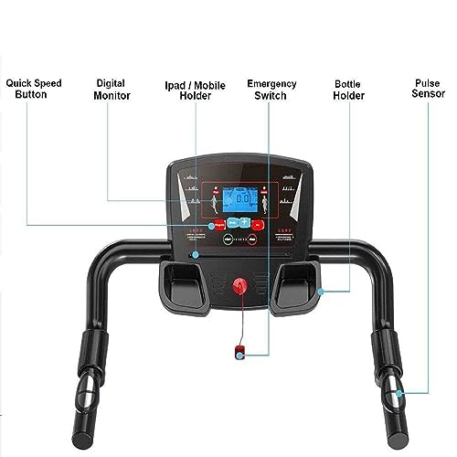 Electric Motorized Treadmill for Home Gym Cardio Fitness